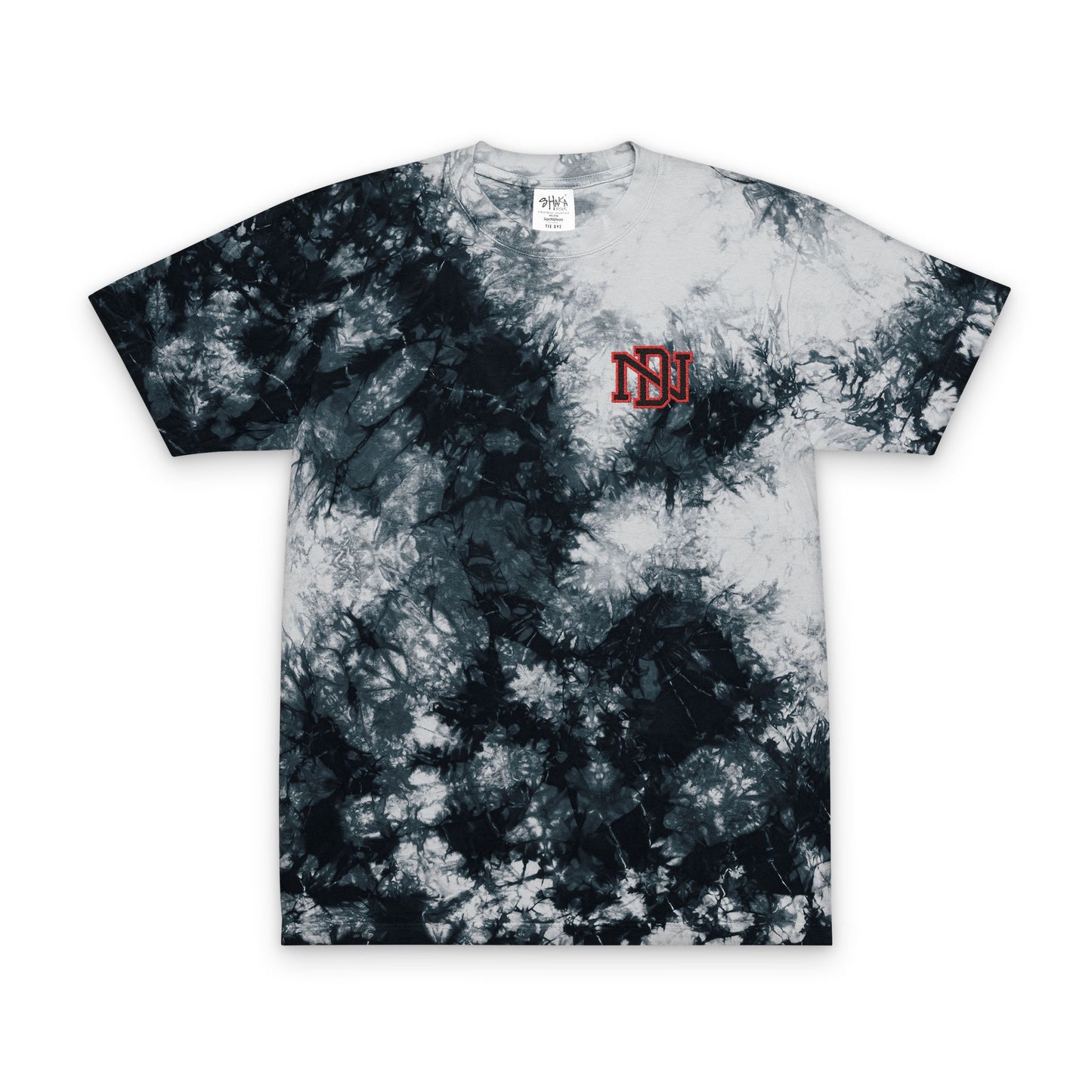 Dark Nola Crossfade Oversized Tie-Dye T-Shirt (Embroidery)