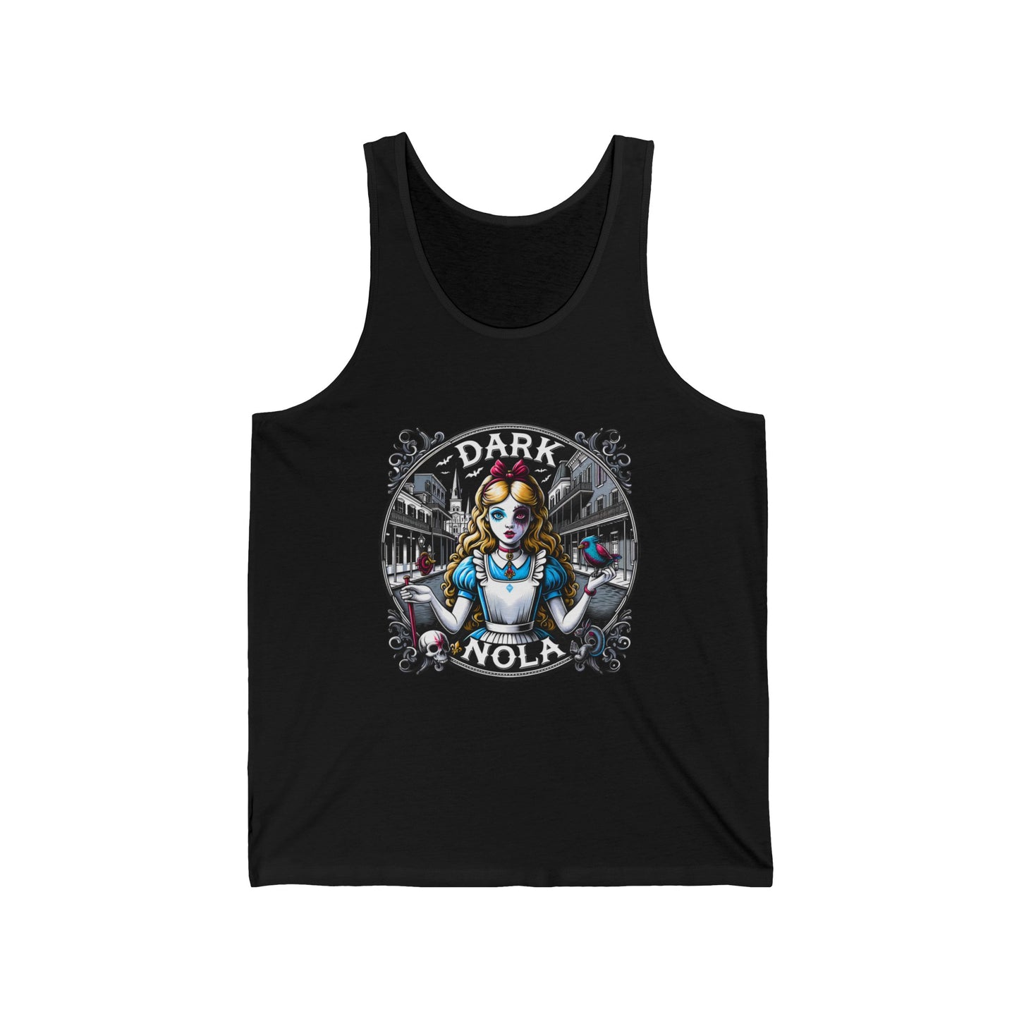 Dark Nola Alice Unisex Jersey Tank
