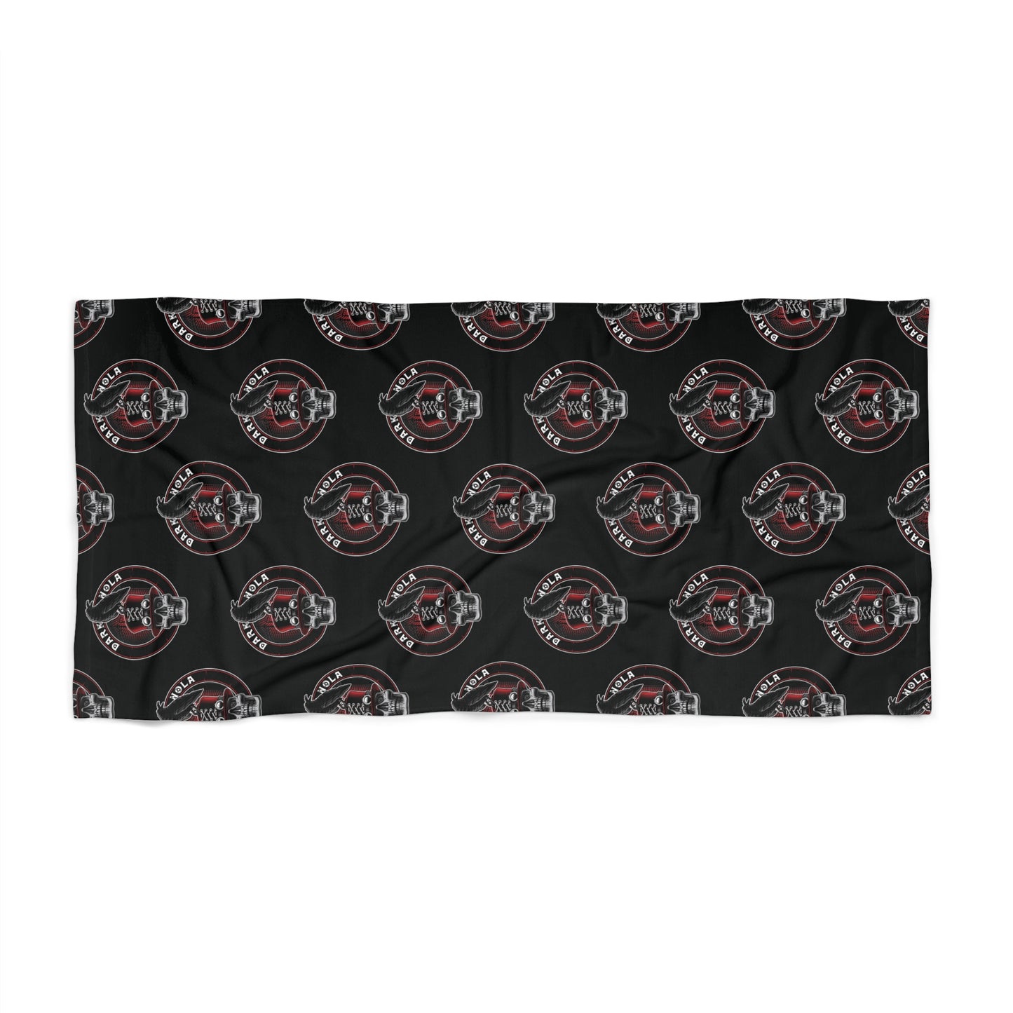 Dark Nola Logo Beach Towel - Season One