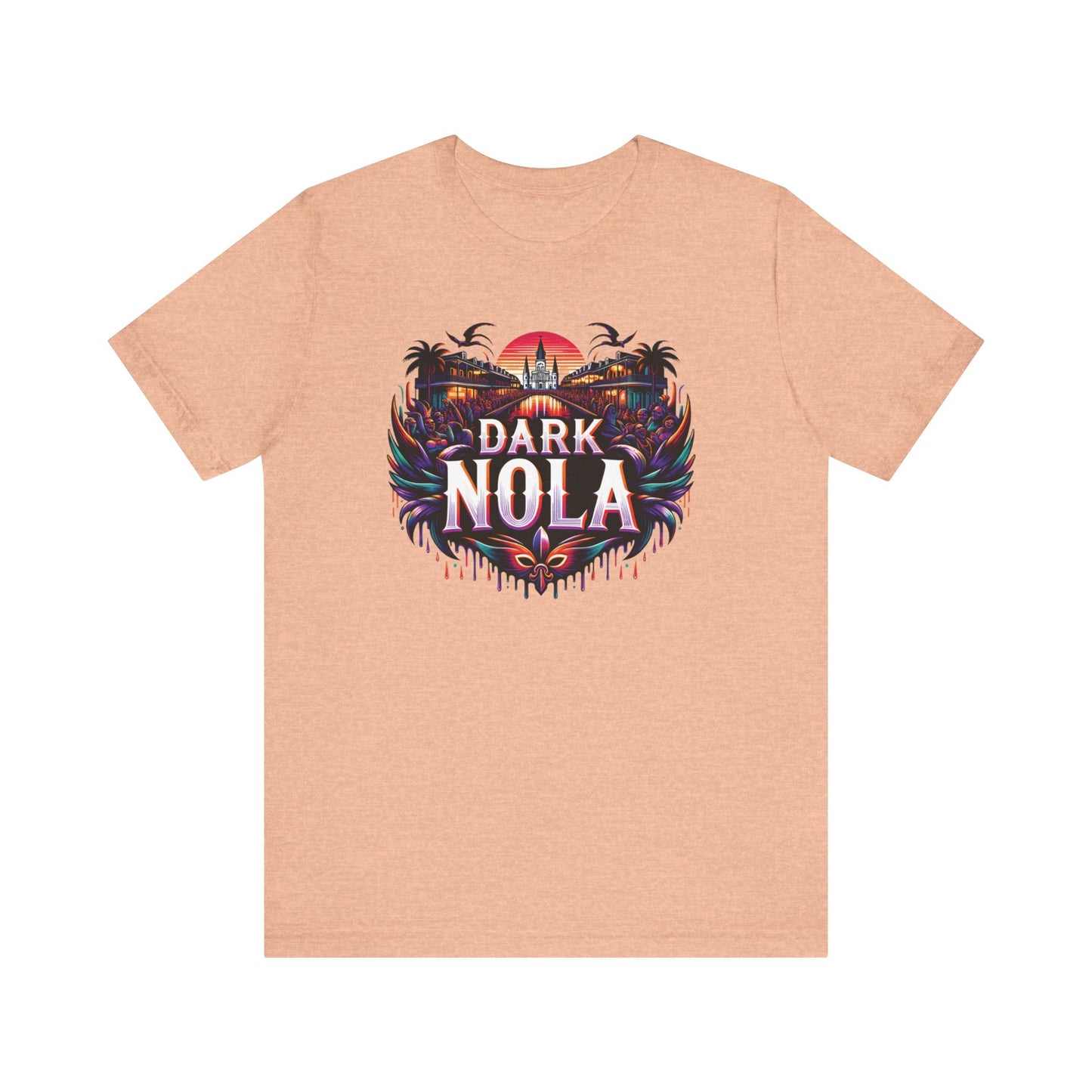 Dark Nola Festival Drip Unisex Jersey Short Sleeve Tee