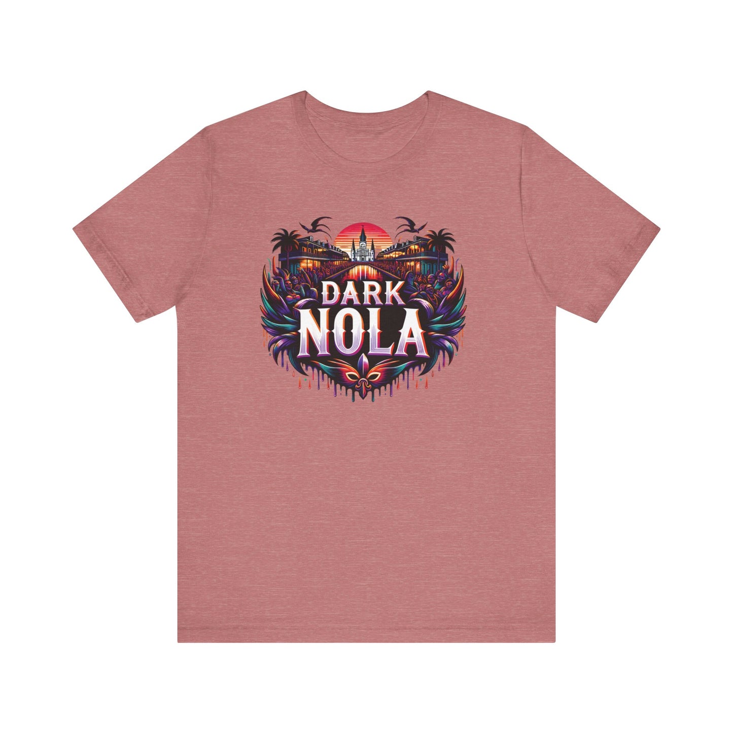 Dark Nola Festival Drip Unisex Jersey Short Sleeve Tee