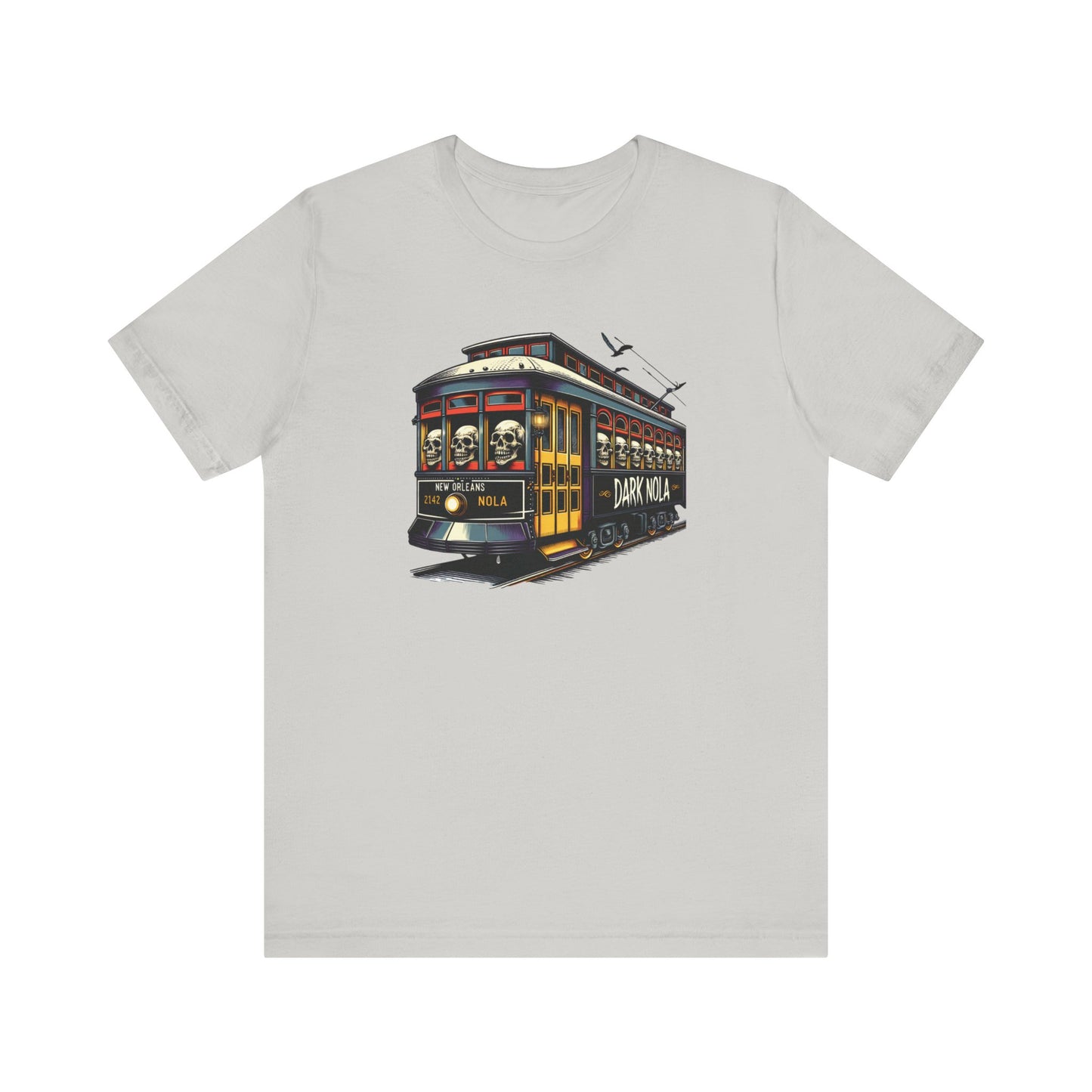 Skull Street Car Unisex Jersey Short Sleeve Tee