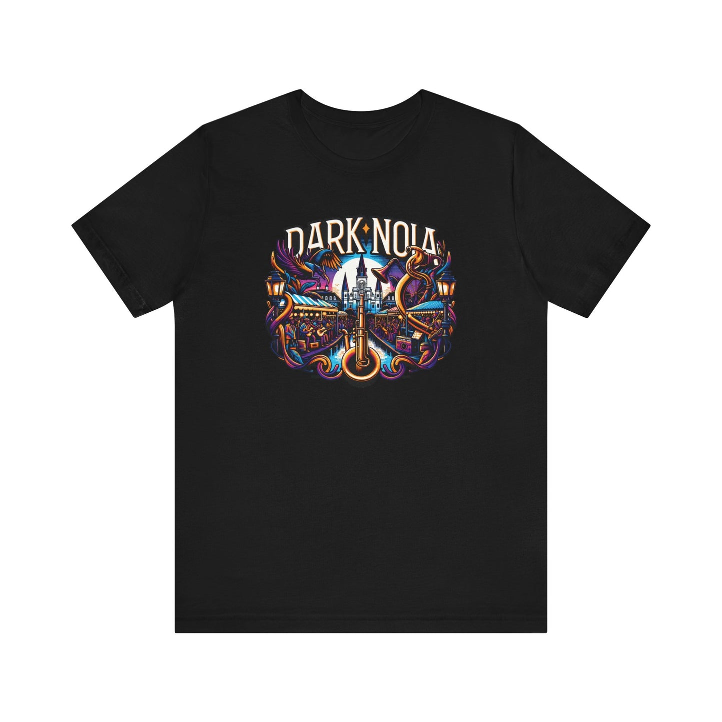 Dark Nola Big Brass Unisex Jersey Short Sleeve Tee