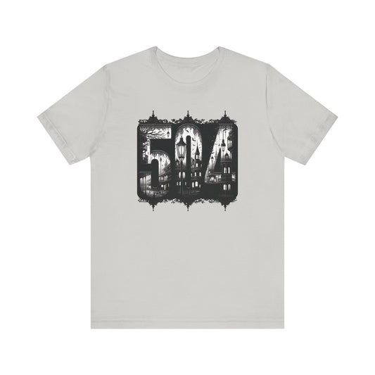 Black Victorian 504 Unisex Jersey Short Sleeve Tee