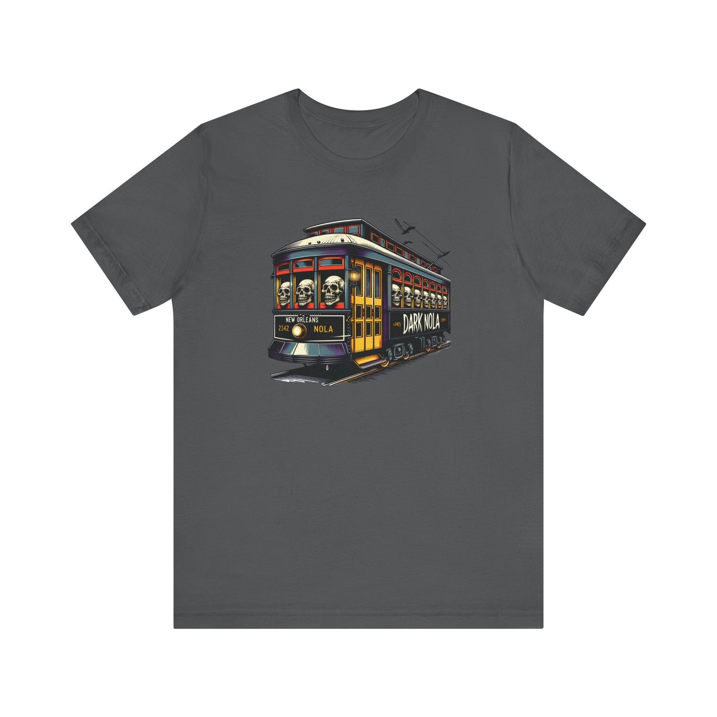 Skull Street Car Unisex Jersey Short Sleeve Tee
