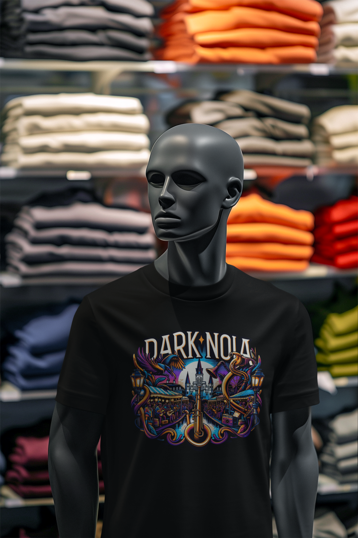 Dark Nola Big Brass Unisex Jersey Short Sleeve Tee
