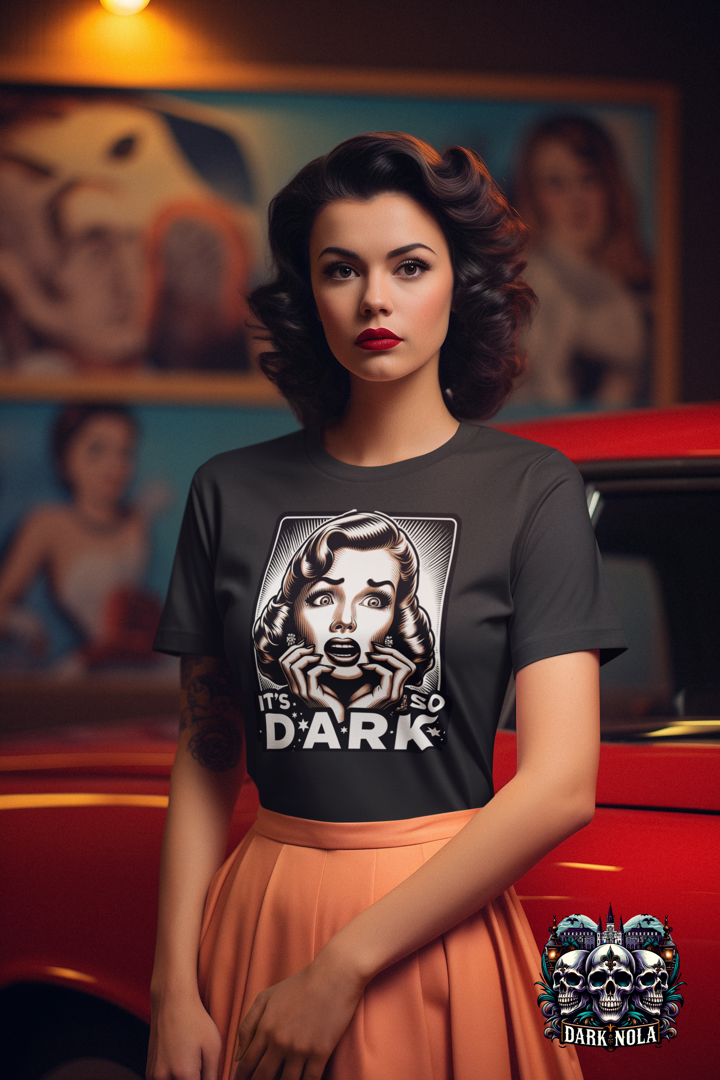 "It's So Dark!" Unisex Jersey Short Sleeve Tee