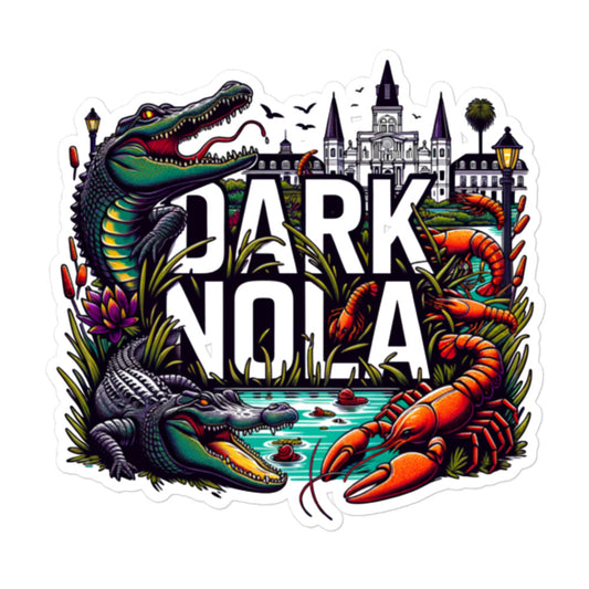 Dark Nola Critters Bubble-Free Stickers